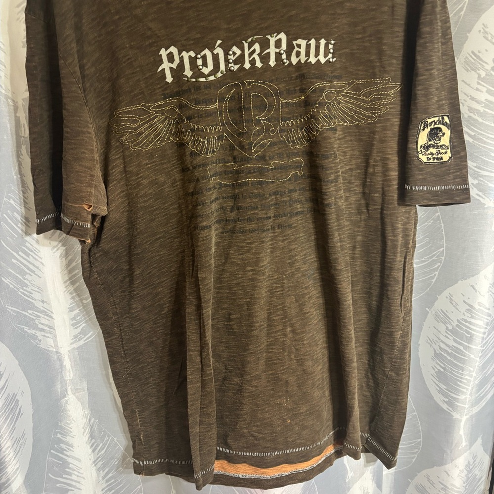 Projek raw Brown T-Shirt